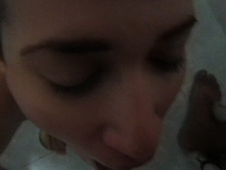 BLOWJOB THEN I BRUSHMY TEETH WITH_CUM