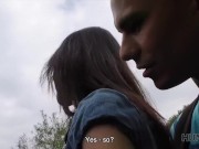 Preview 5 of HUNT4K. Guy needs cash so why allows stranger to fuck his cute GF