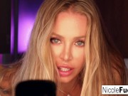Preview 2 of Sexy Nicole Aniston tries out her brand new dildo!