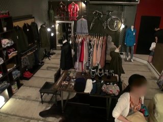 Japanese_Risky Sex_Hold the Moan Clothing Shop Foreplay