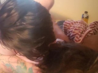 Blue Hair_Emo PAWG GODDESS Gets THROAT AND STRUGGLE_FUCKED