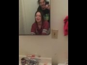 Preview 3 of Couple Fucks In Bathroom