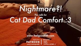 Cat Dad Nightmare Comfort Cuddles + PURRS (SFW Audio Roleplay - No Gender)