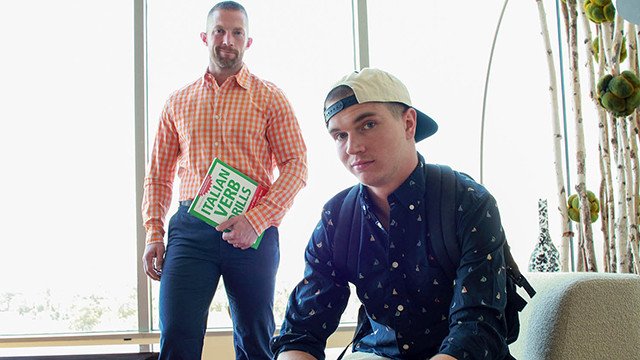 Horny Teacher Pulls Out His Monster Cock For His Student’s Tight Hole