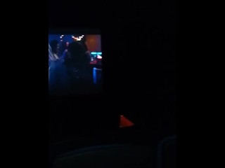 Our first Movie Theater BJ Resulting in a Cum Shot in my Throat¡!