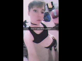 Trans Cutie Cums Para Snapchat