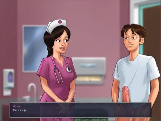 SummertimeSaga PERVERT_NURSE BLOWJOB (asmr) - PART 127