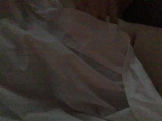 Tugging and playing with my nipples