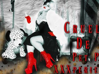 Cruella De Vil Pet Play XXXperience (K9 vision POV)