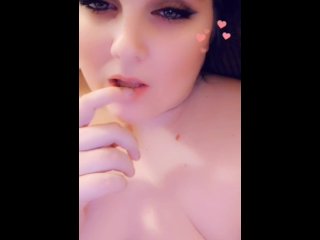 big boob massage, tattooed women, big titties, babe, finger sucking