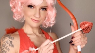 Allie Awesome Stars In Valentine's Day Cumming With Cupid