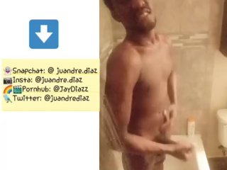 Juandre nut in the shower