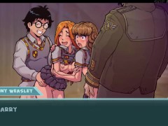 Akabur's Star Channel 34 Uncensored Guide Part 64 Group Fucking in Hogwarts