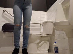 Playtime At The Urinal: Standing Piss Through My Fly Like A Man - Screenshot 2 of 16 - Kink