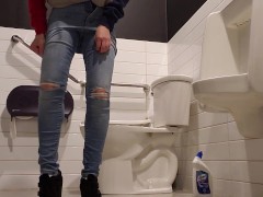Playtime At The Urinal: Standing Piss Through My Fly Like A Man - Screenshot 3 of 16 - Butt
