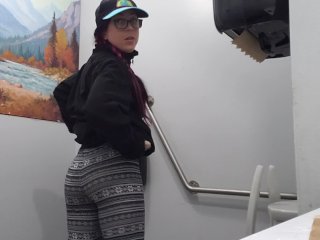 public restroom, babe, kink, big ass