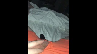 Jerking my cock before bed