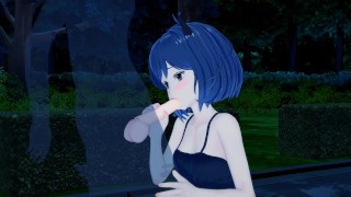 Trifoglio Nero Coda Forcuta Segreta Nero Forma Umana 3D Hentai Koikatsu