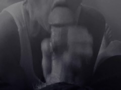 Granny Blowjob Shows Cum From Big Cock