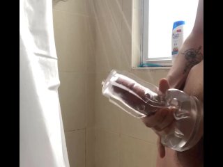 massage, teen, shower masturbation, solo male