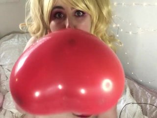 verified amateurs, balloon blow, chubby, balloon fetish