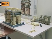 3 hrs 40 of in only 2 minutes (10x speed) - Lego Wange 8021 Triumphal Arch