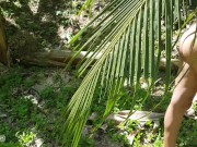 Preview 4 of Naked photoshoot in the jungle
