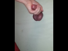 Wife Ballbusting and edging in the gloryhole 