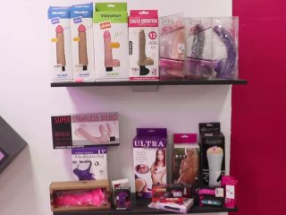 Visit to sex shop to buy penises
