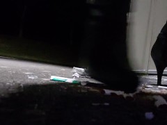 Quit Smoking, Lick Boots - Cigarette Crush