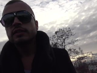 HUNT4K. Awesome Jenifer Red satisfies stranger and earns some cash