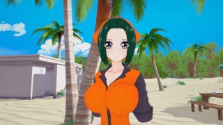 (3D Hentai)(One Piece) Sesso con Makino