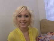 Preview 1 of All natural College Tight Lily for the first time on camera for porn