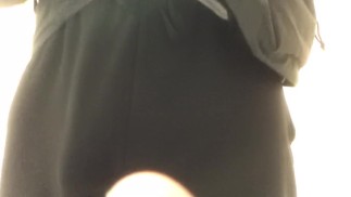 Massive bbc bulge in sweatpants