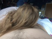 Preview 1 of Curvy Teen Waking Him Up to Fuck