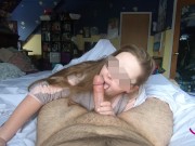 Preview 3 of Curvy Teen Waking Him Up to Fuck