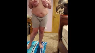 Desperately Peeing In Boxers Chunky Ftm Can't Stop Pissing In Bedroom