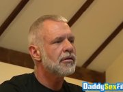 Preview 1 of Daddies please their cocks by sucking and banging nicely
