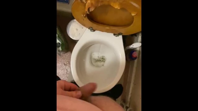 Playing around in the toilets 