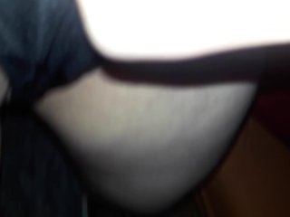 CUM covert Panty and Plag in ASS