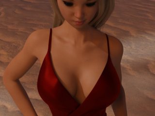 step fantasy, 3dcg, point of view, big ass