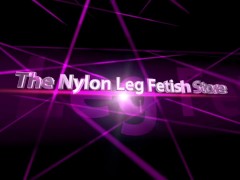 Vacuuming in stockings