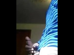 Stroking Till Erect And Showing Off Yummy Booty 