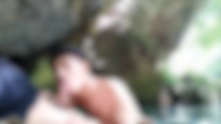 TJ OUTDOOR SEX-Giving BJ, Getting Fucked in the Ass, Receiving a Cum Facial thumbnail