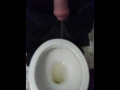 POV Peeing After Flushing My Toilet