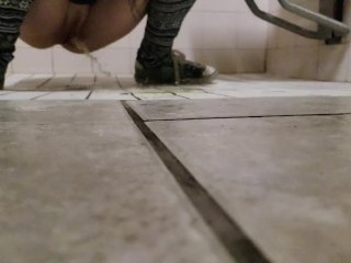 floor piss, amateur, tiny, point of view