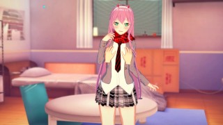 3D Hentaigame Take Zerotwo Virginity 과 질내 사정