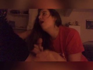 Treating Boyfriend To_A Long Wet_Blowjob