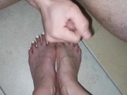 Preview 5 of Jerk of on my dirty soles