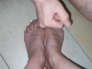 Preview 6 of Jerk of on my dirty soles